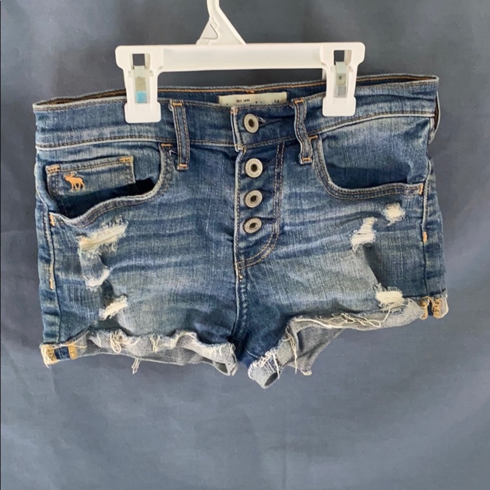 Abercrombie kids jean shorts!